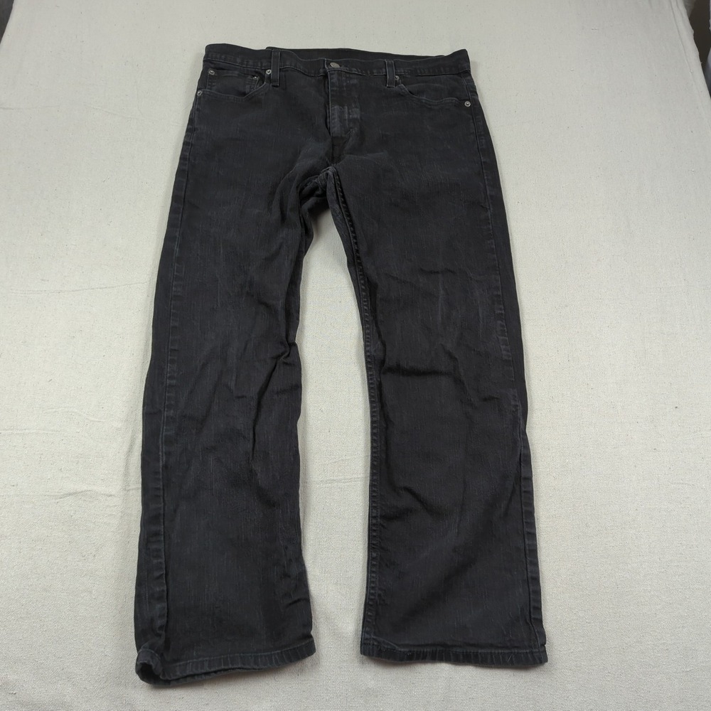 Levis Jeans Mens 36x30 Black 569 Loose Relaxed Casual Classic Western Baggy